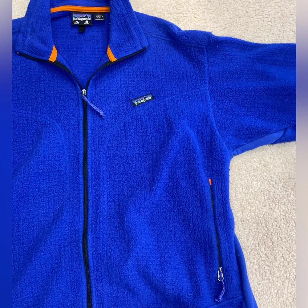 VINTAGE PATAGONIA zip up fleece, polertec, warm everyday jacket - Picture 8 of 11